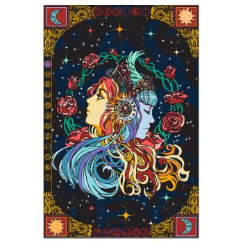 Celestrial Zodiac Tapestry - 60 x 90