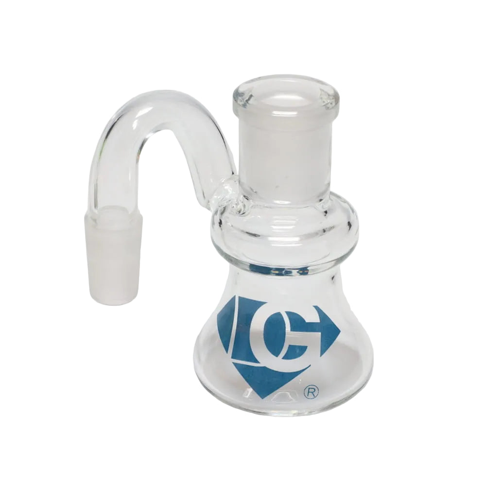 Diamond Glass 14mm 90° Dry Curved Ash Catcher