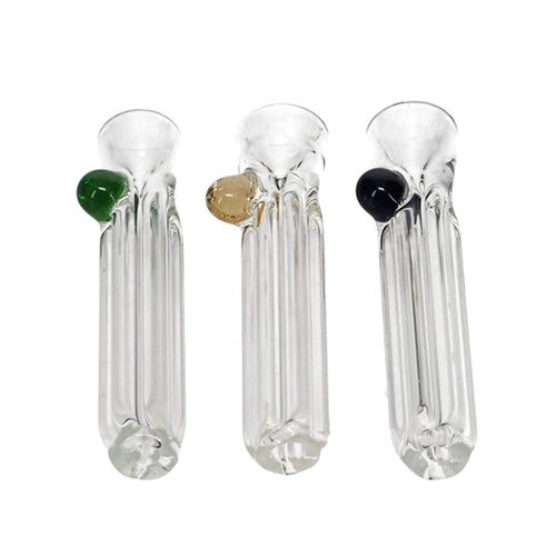 Clear Daisy Grooved Chillum