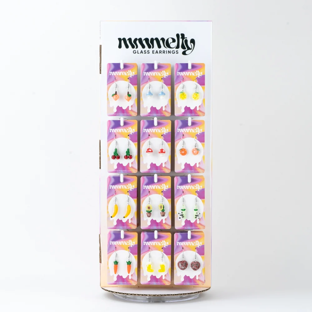 Mmmelty Glass Earrings - Smoker's Edition