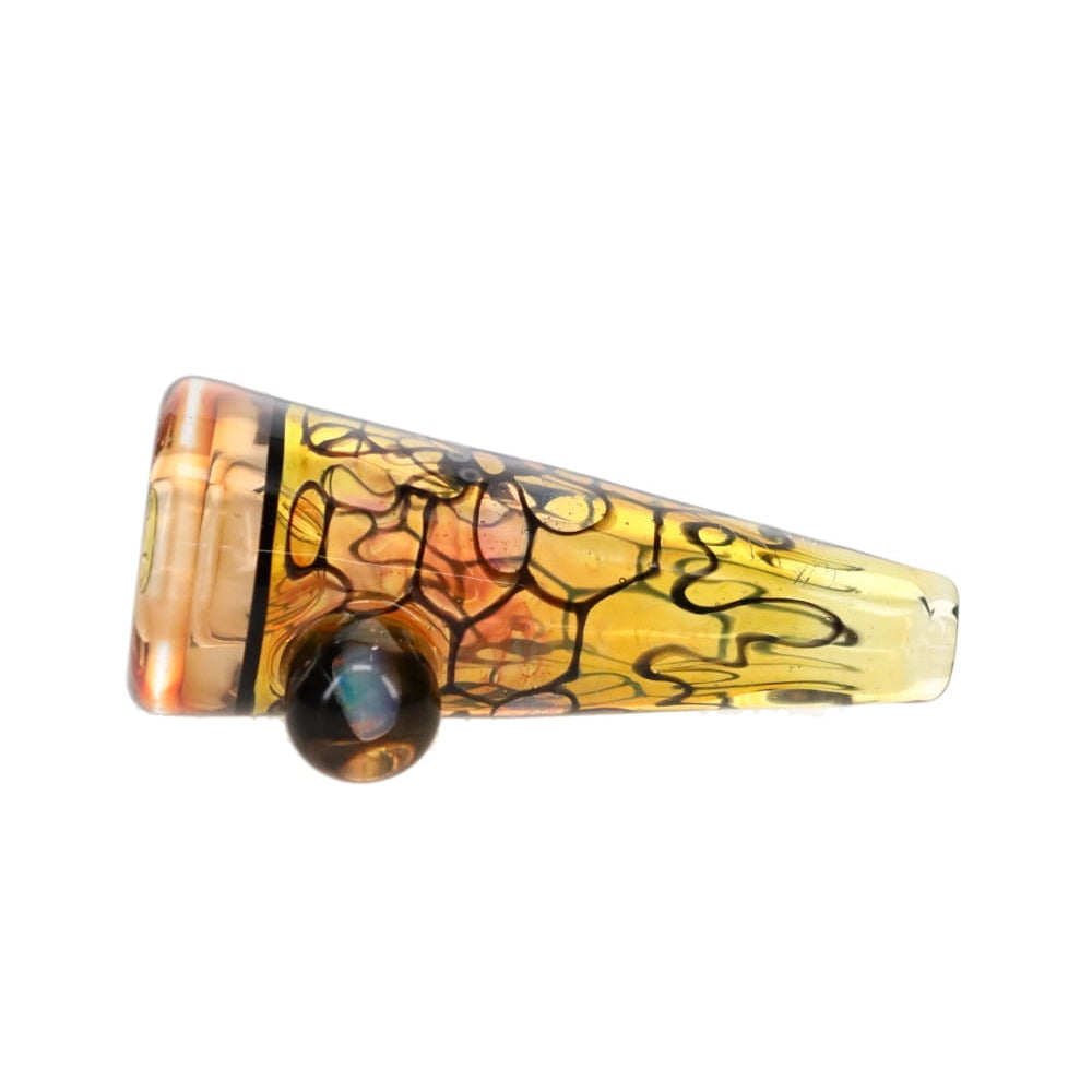 Windstar Glass Honeycomb & Bee Stained Glass Chillum