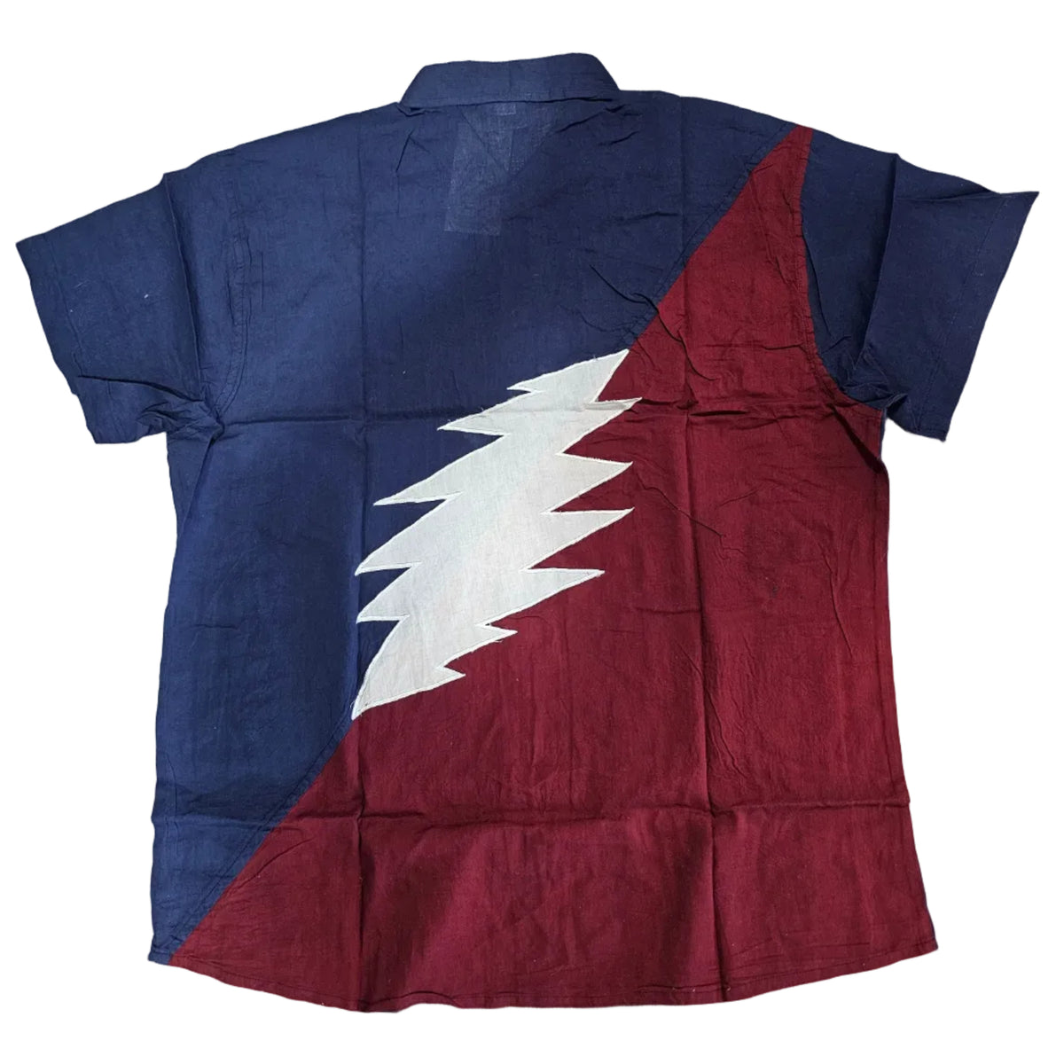 Grateful Dead Short Sleeve Bolt Back Button Down Shirt