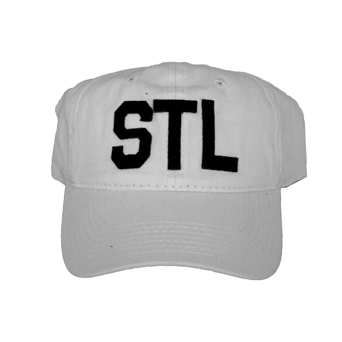 St. Louis "STL" Collegiate Dad Hat – White