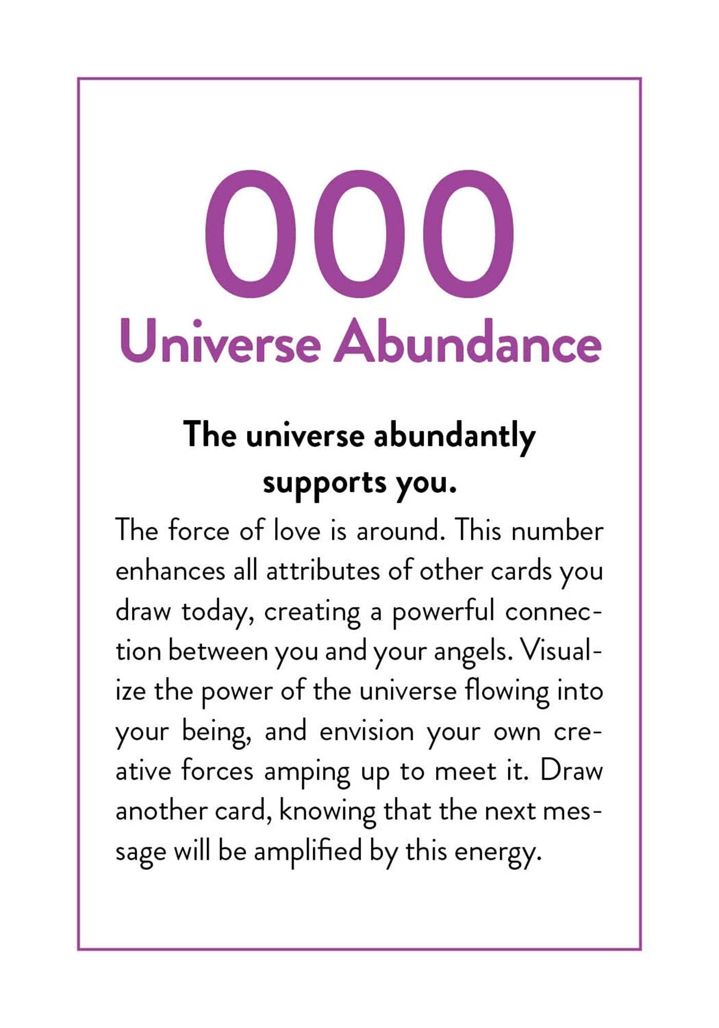 The Angel Numbers Deck