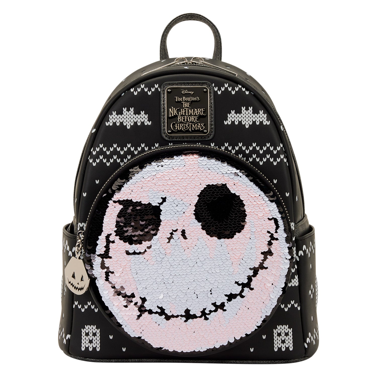 broken dreams mini backpack Loungefly The Nightmare Before Christmas Jack Skellington Reversible Sequins Mini Backpack
