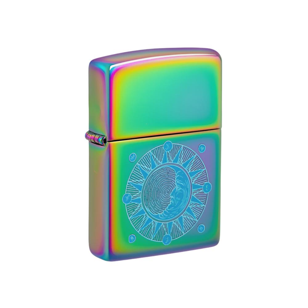 Zippo Lighter Sun & Moon Multi-Color