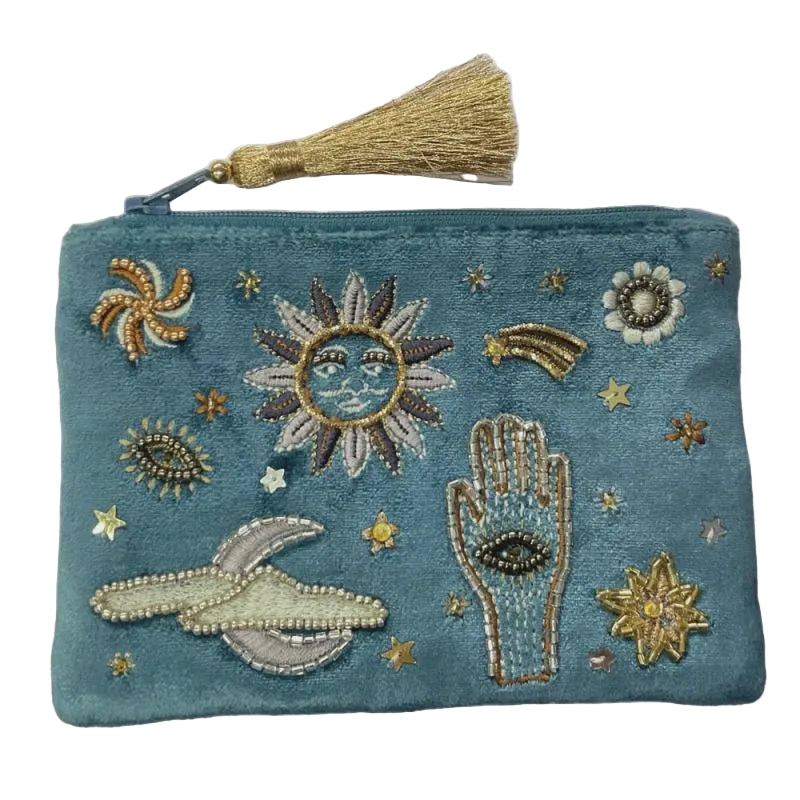Planets Sun and Moon Coin Purse