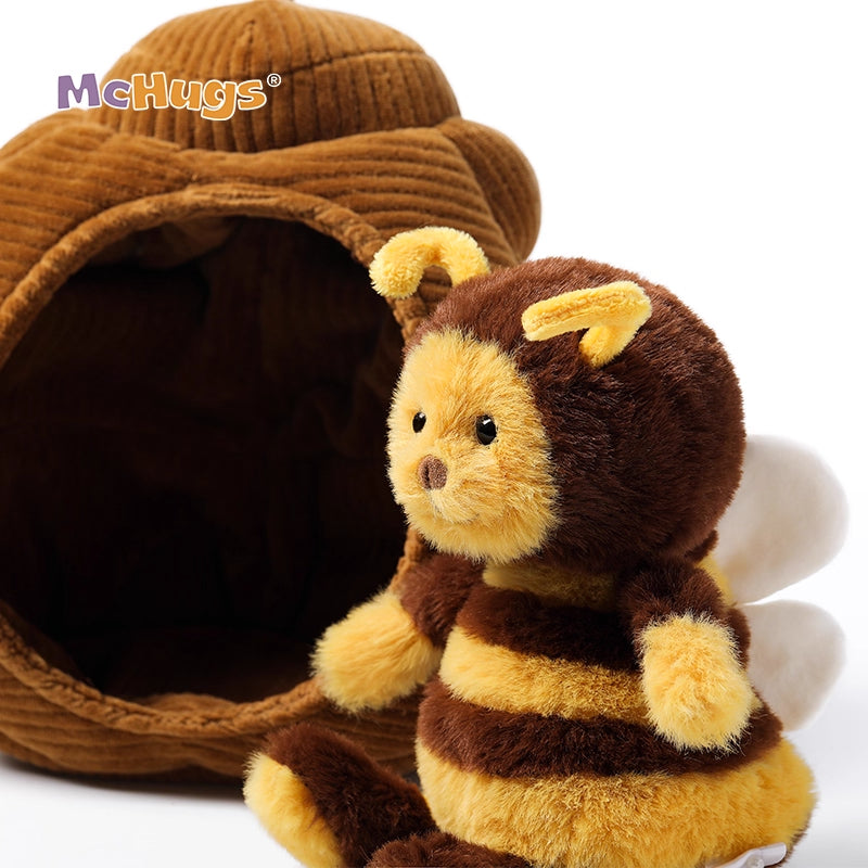 McHugs Honey Bee House Scene Stuffed Animal
