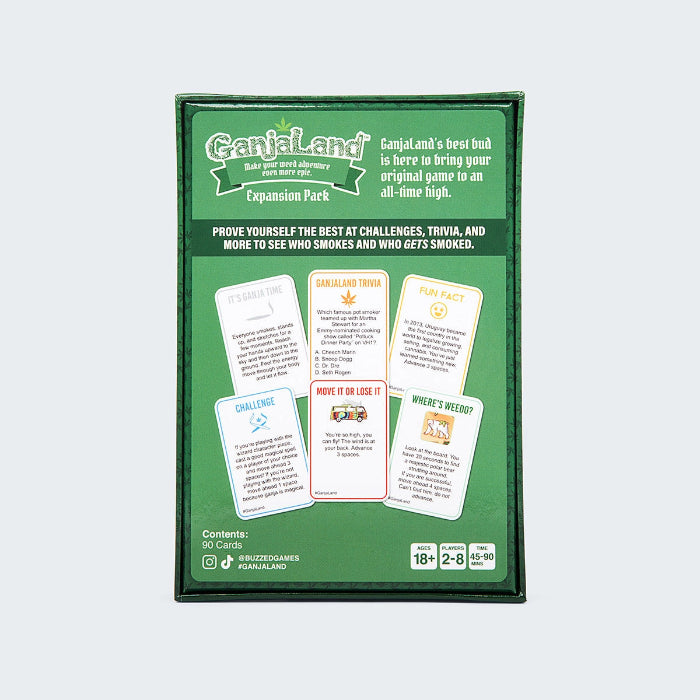 Ganjaland Expansion Pack - More Cards For the Adult Game