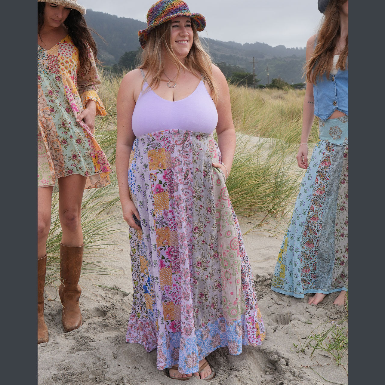 April May Maxi Dress in Lilac