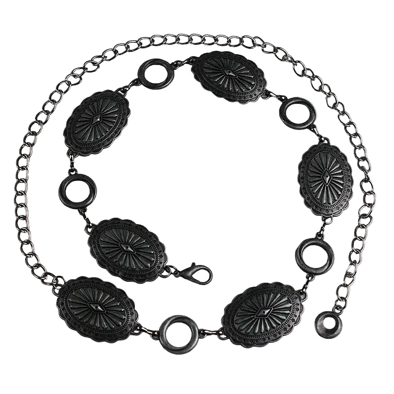 Western Concho Chain Belt