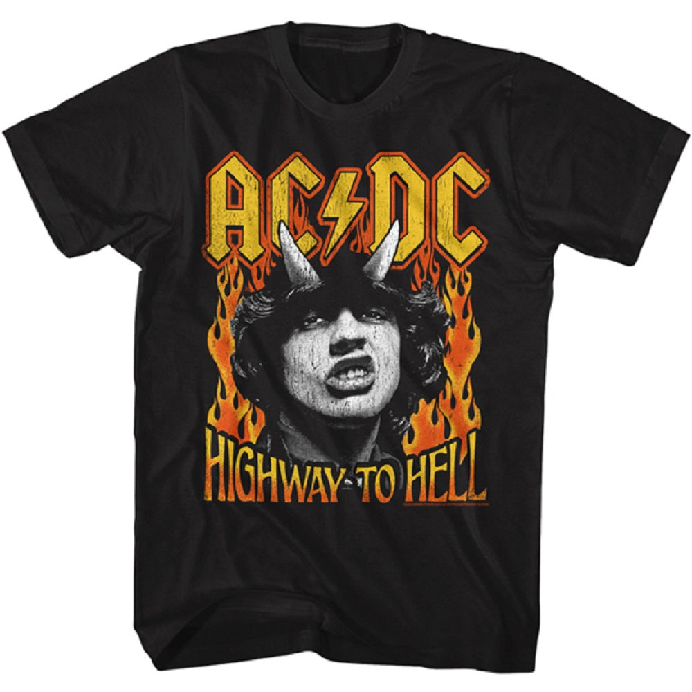 AC/DC Highway to Hell Fire T-Shirt SALE / M