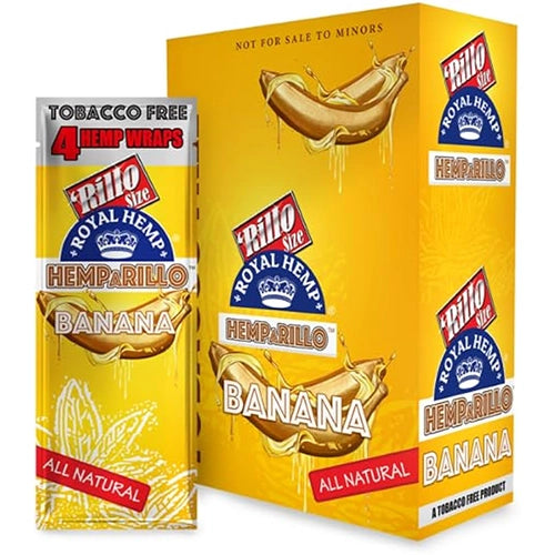 Hemparillo Wraps 4 pack - Banana