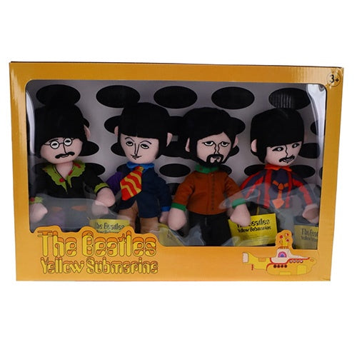 The Beatles shops yellow submarine band members plush set