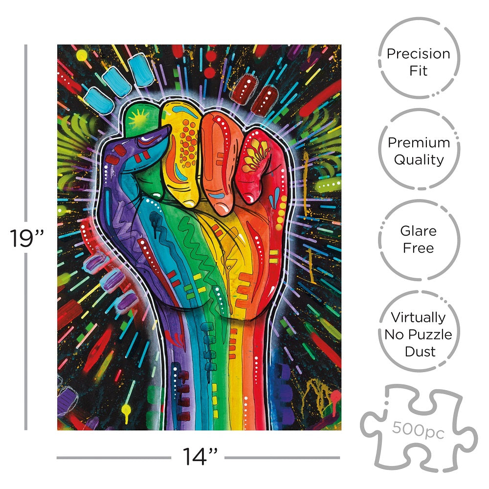 Dean Russo Love Is Power Jigsaw Puzzle - 500 Piece SALE