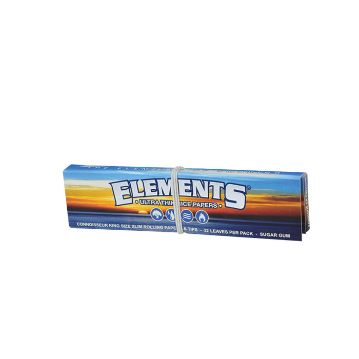 ELEMENTS® Connoisseur King Size Slim Ultra Thin Rice Rolling Papers