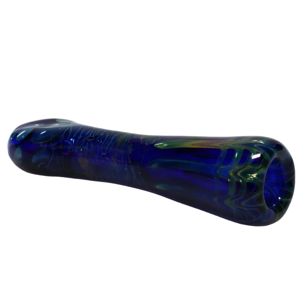 I Love Frank Glass Black/Blue Fume Chillum