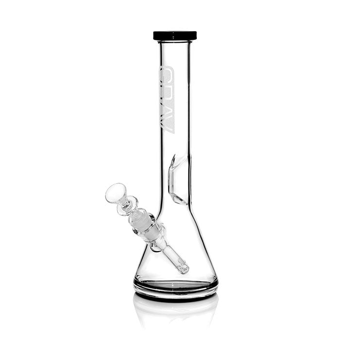 GRAV® Medium Black Beaker Base Water Pipe