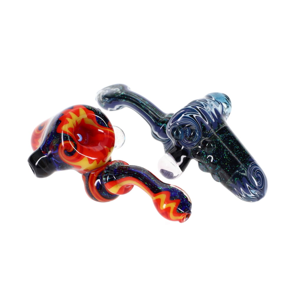 Gladstone Glass 2 Piece Linework and Crushed Opal Sherlock