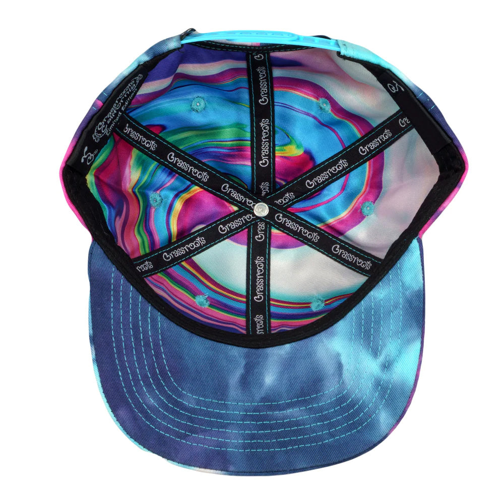 Grassroots California Removable Bear Cotton Candy Snapback Hat