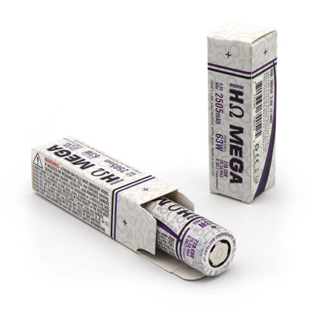 Hohm Mega Battery E-Cig 18650 2505mAh 63W - 2pk