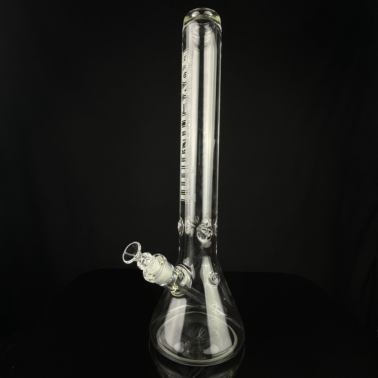 Governmint Glass 20" Clear 60mm Wide 9mm Thick Beaker Water Pipe