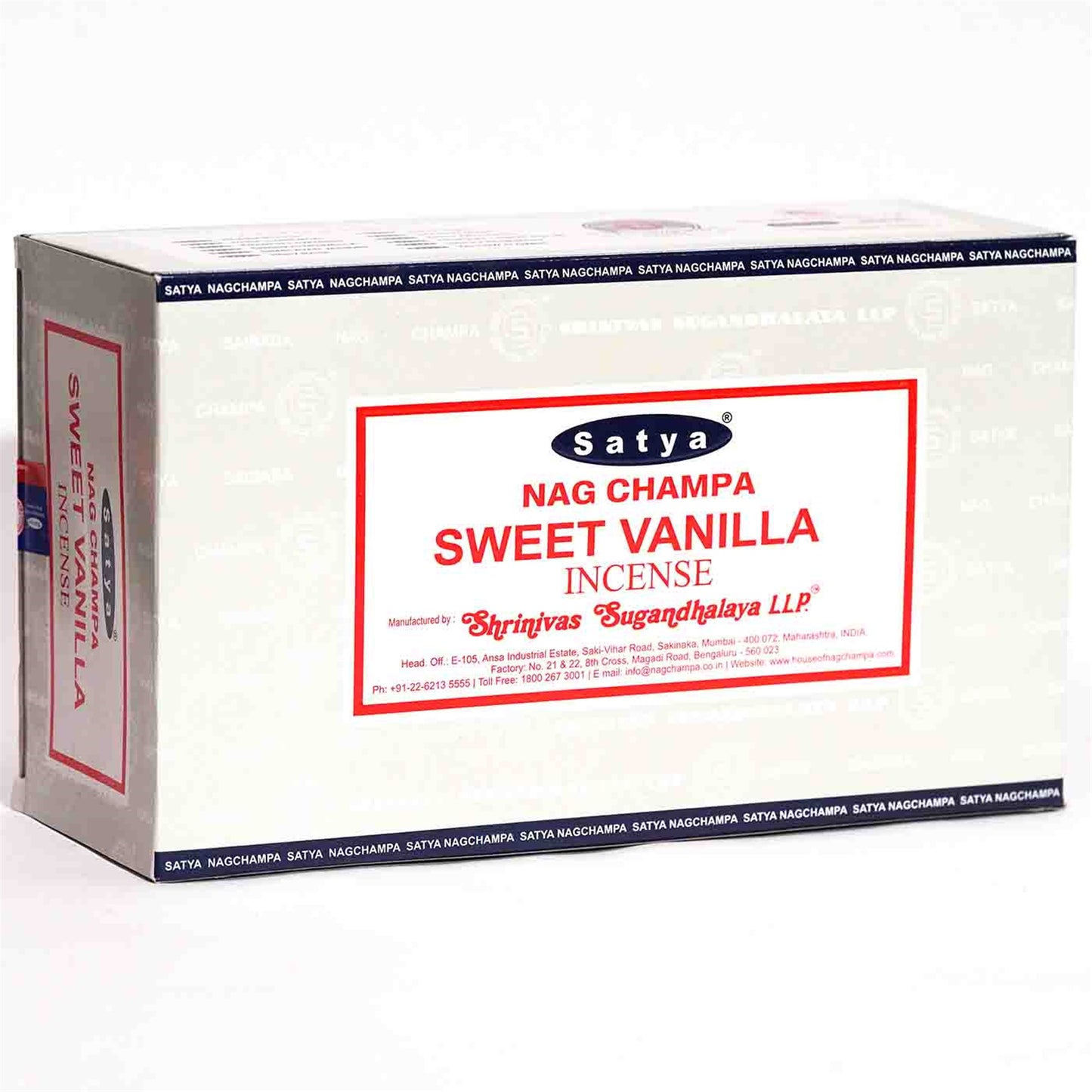 Sweet Vanilla 15g Satya Incense Sticks DISC