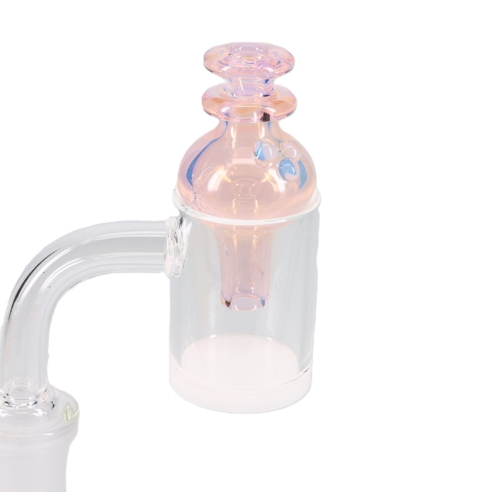 Kyle White Glass Color/Fume Bubble Carb Cap
