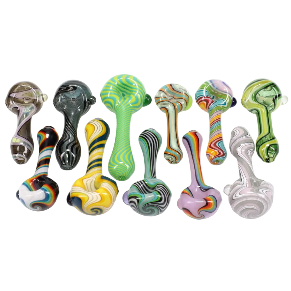 Matty White Glass Mini Mini Baby Vac Stack Spoon