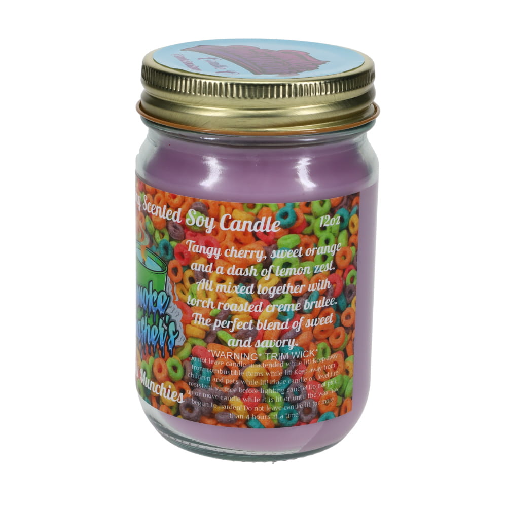 Smoke Smashers Odor Smashing Scented Soy Candle - Midnight Munchies