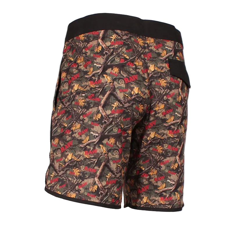 Raw Men's Board Shorts - Brazil Camo