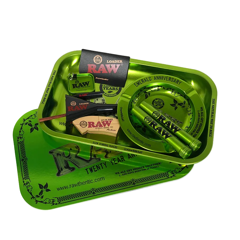 Raw 20th Anniversary Emerald Gift Set