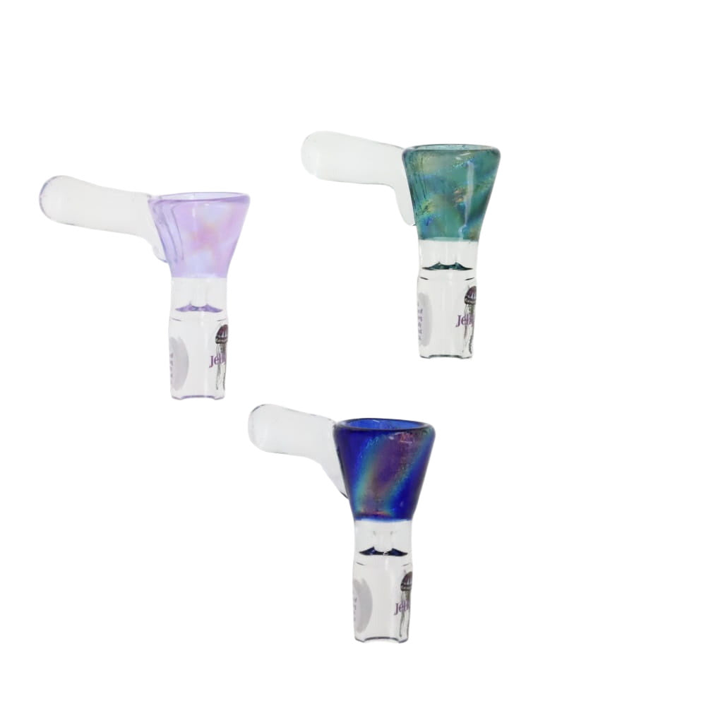Jellyfish Glass 14mm Dichro Funnel Snapper Slide