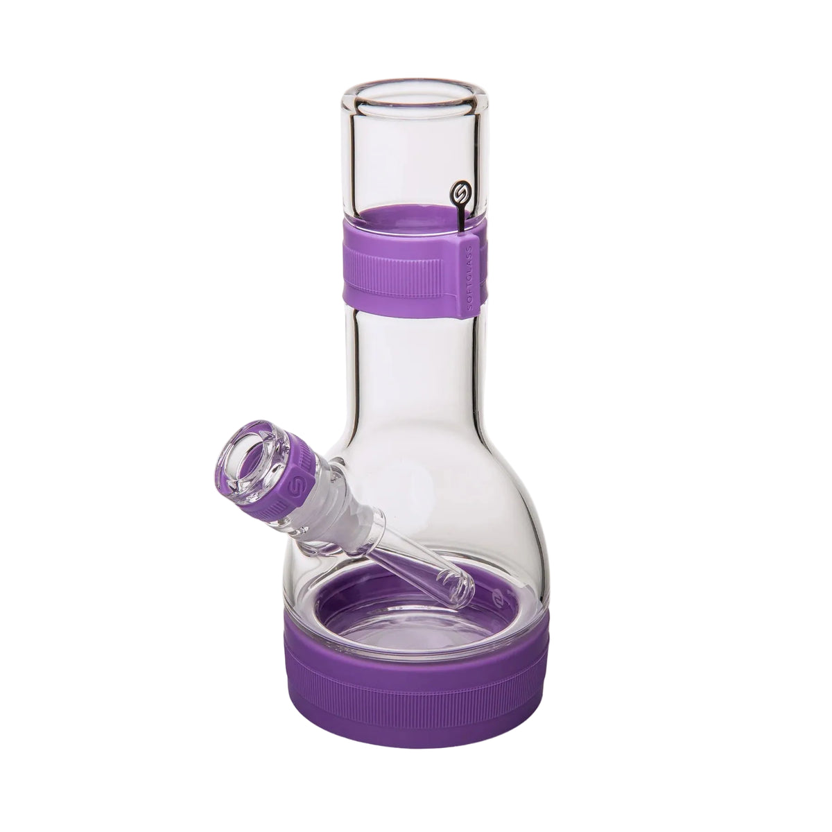 Softglass Core Series Water Pipe - Amethyst