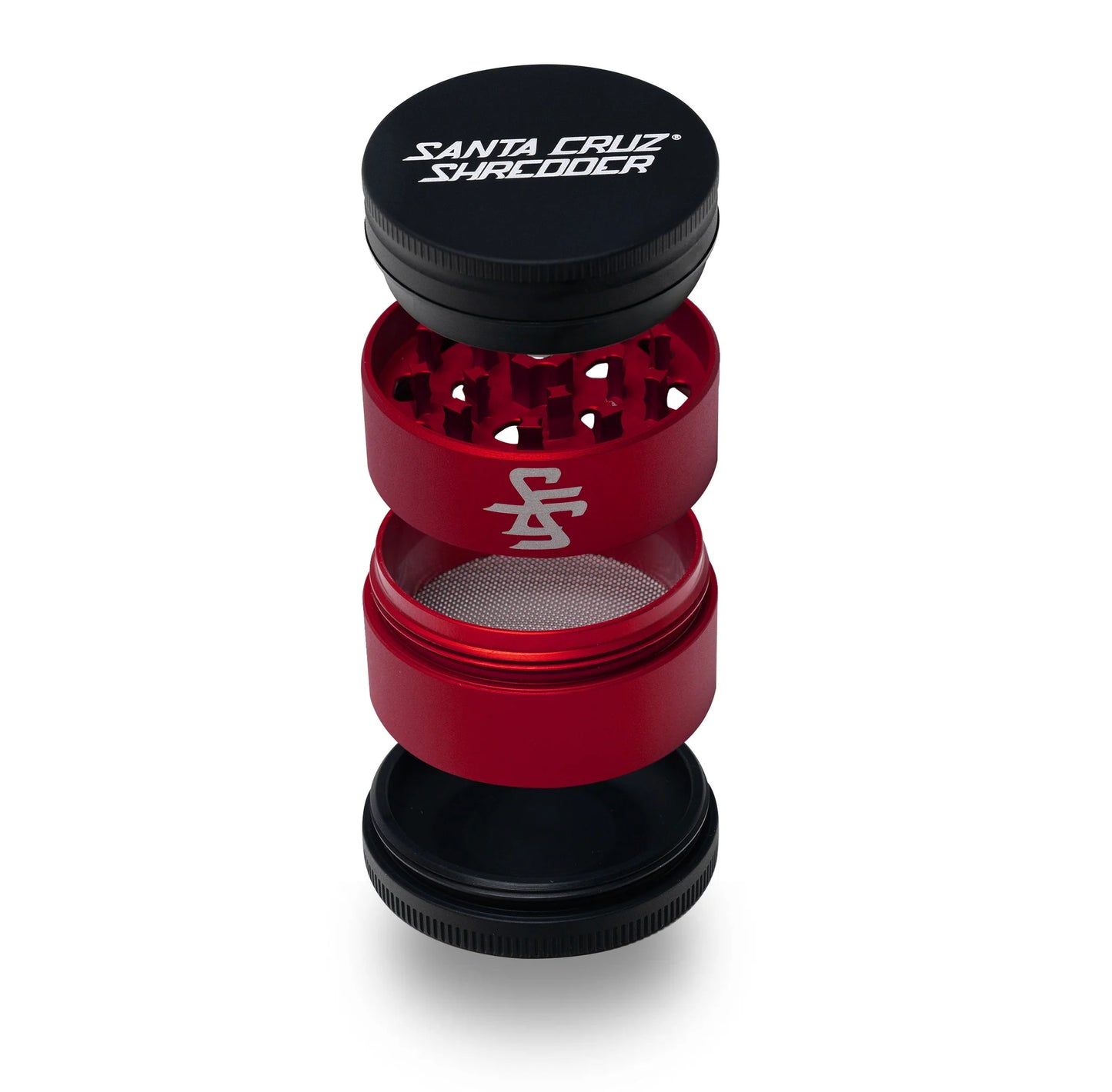 Santa Cruz Shredder Split Series Matte 4 Piece Grinder - Medium 2.2