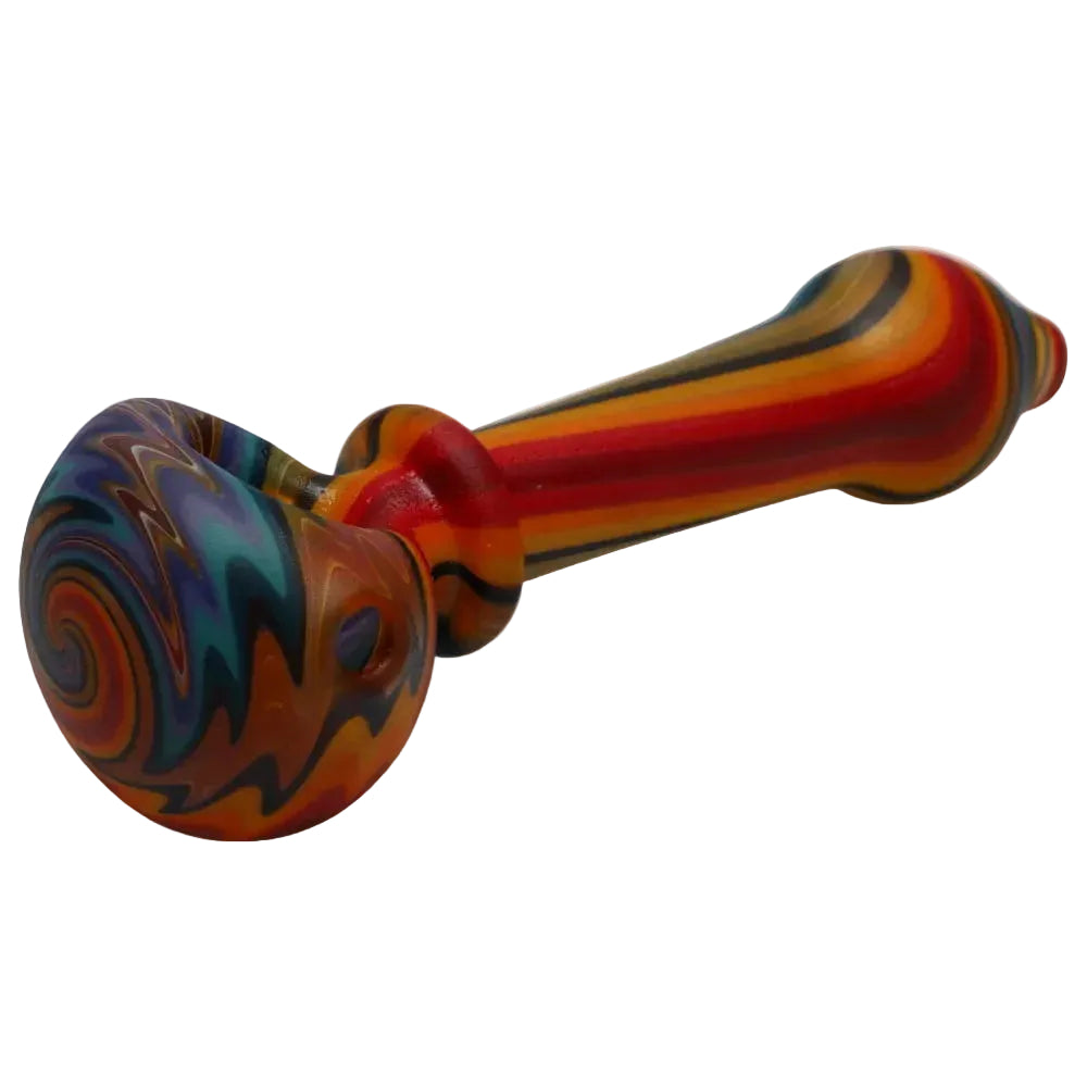 Star Seed Glass Sandblast Line Spoon - Small