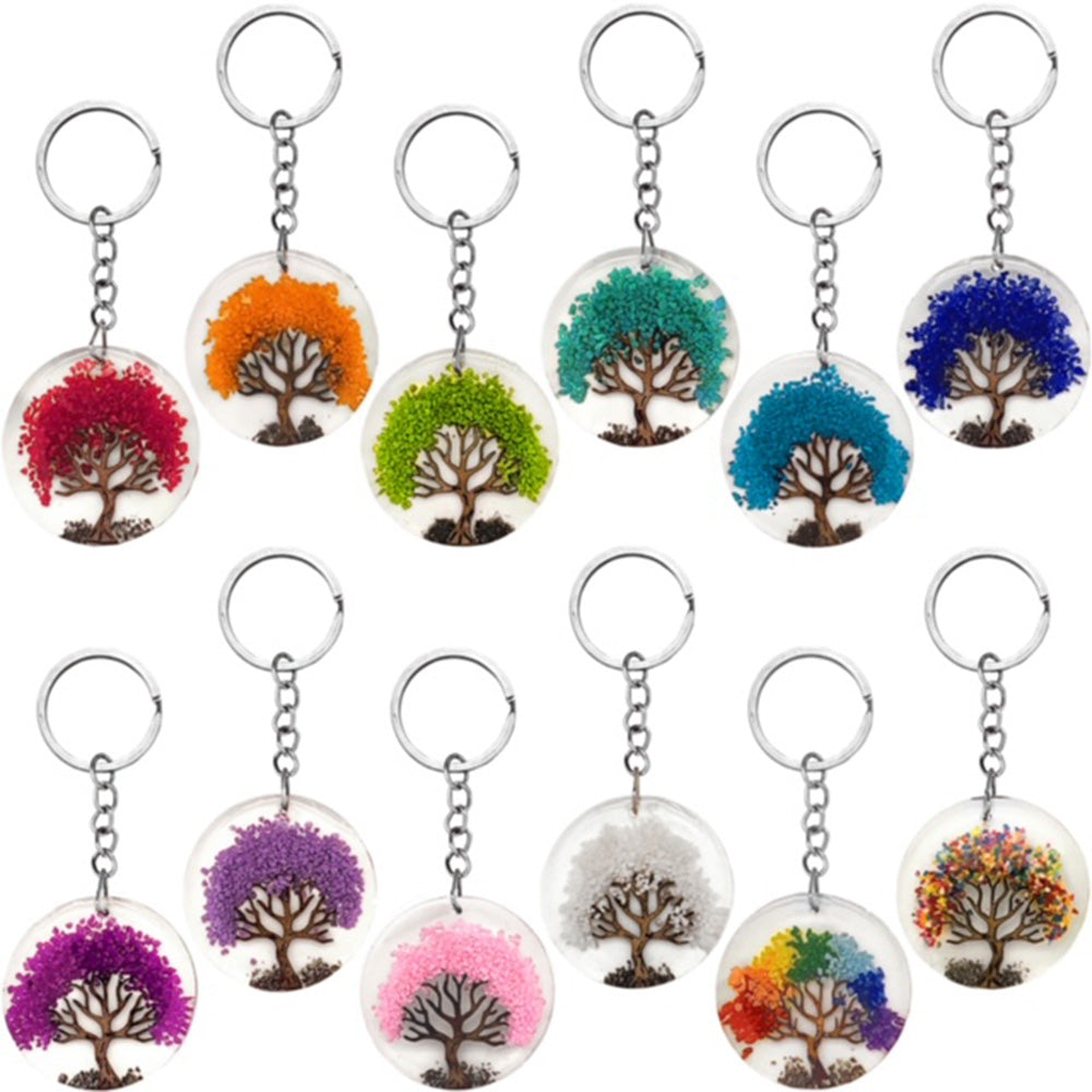 Tree of Life Acrylic Resin Keychain
