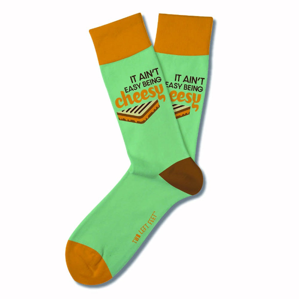 two-left-feet-socks-it-ain-t-easy-being-cheesy-sunshine-daydream