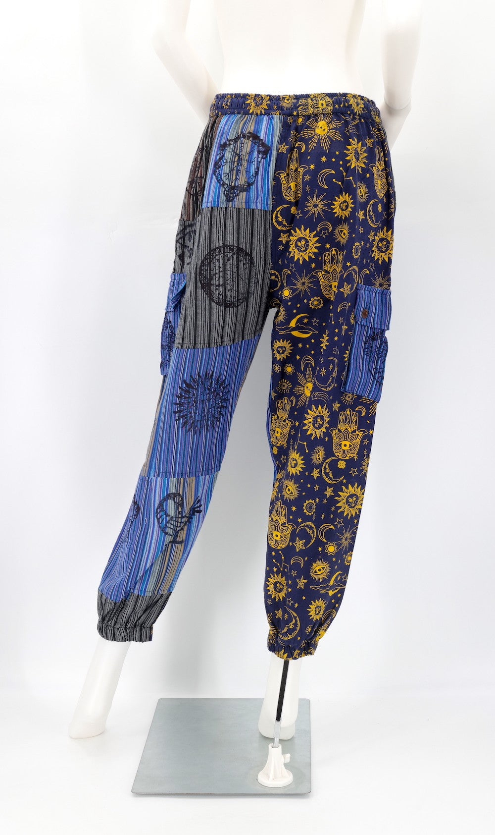 Celestial Patchwork Harem Pants