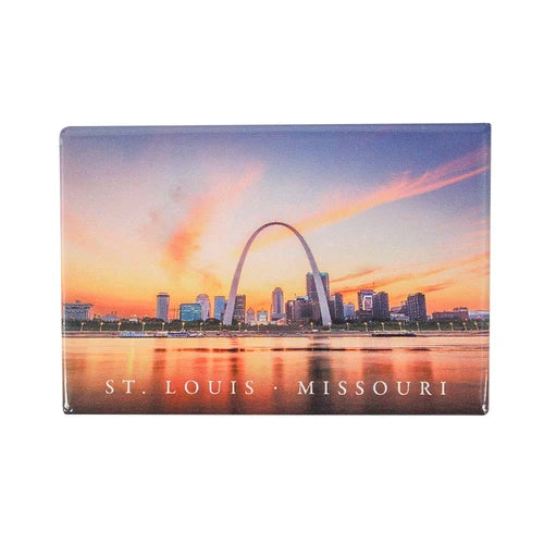 St. Louis Downtown at Sunset Magnets 2" x 3"