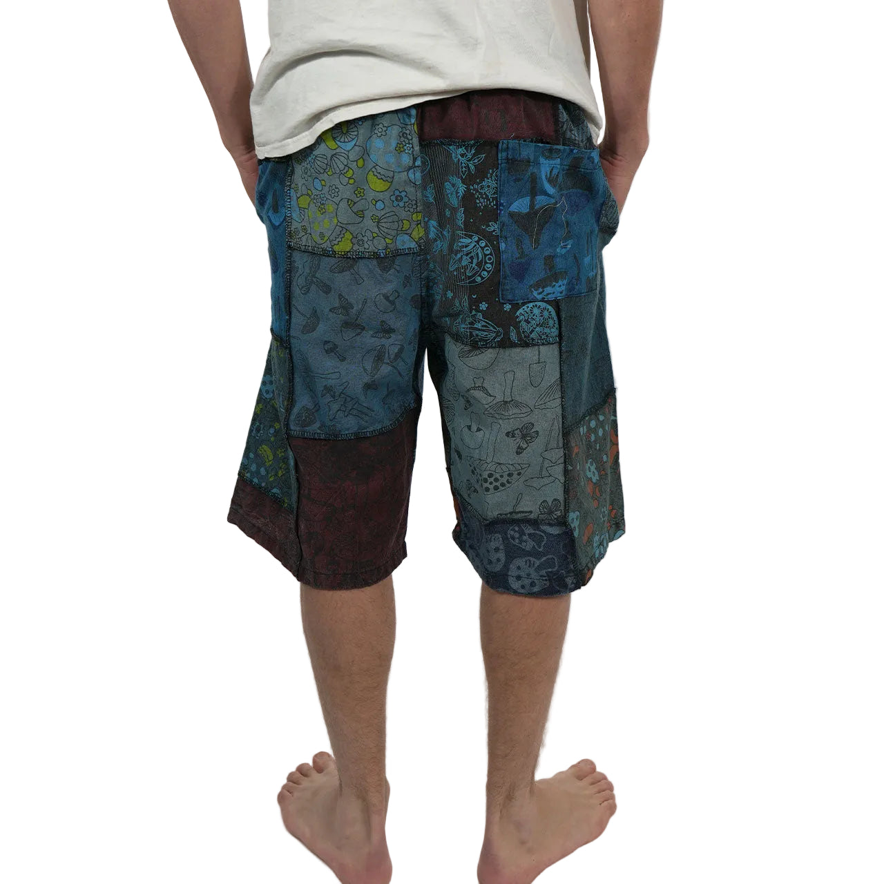 Shroomscape Shorts in Blue