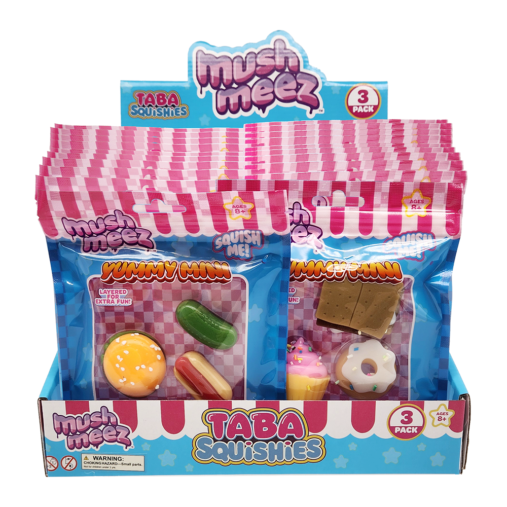 みぃぃぃぃ　ミニスクイーズ MushMeez Yummy Minis - 3 Pack – Sunshine Daydream