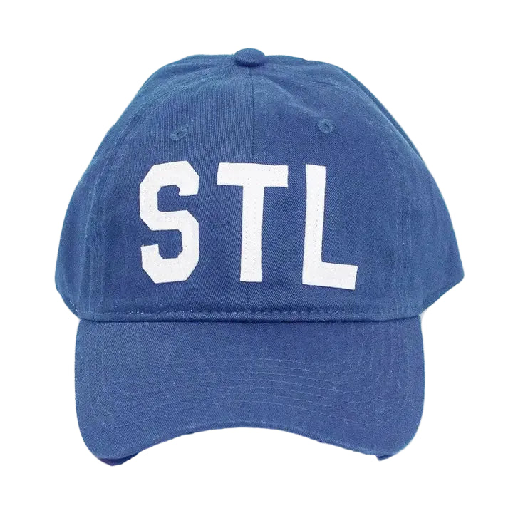 St. Louis "STL" Collegiate Dad Hat – Royal Blue