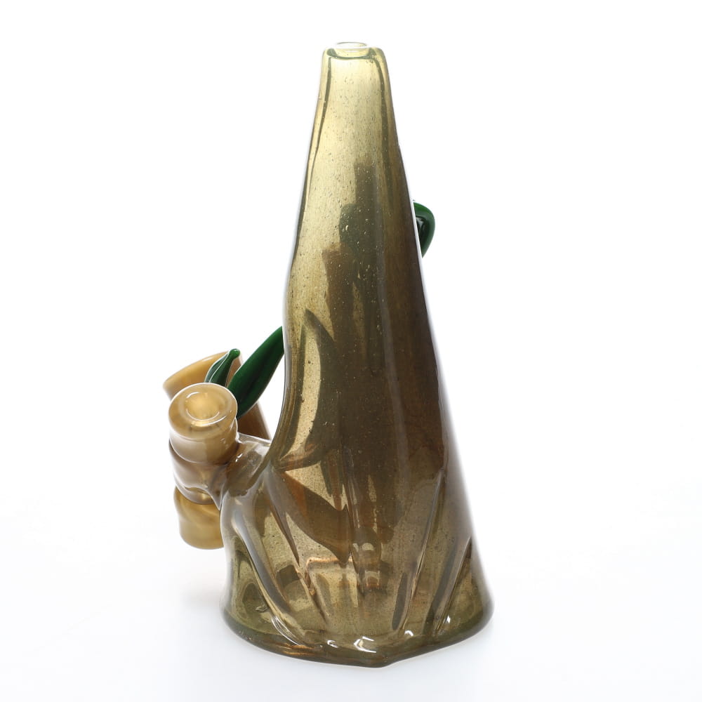Haha Glass CFL Bamboo Cone Bubbler