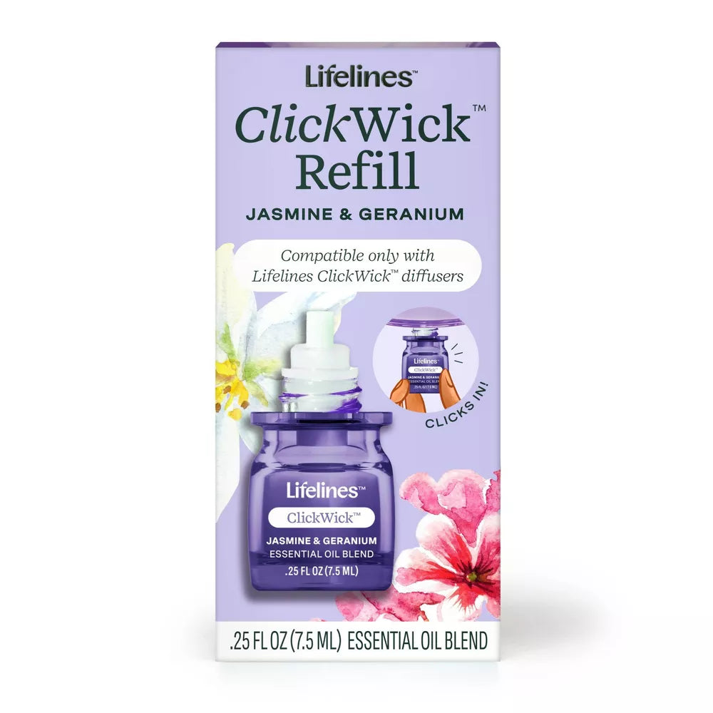 Lifelines™ ClickWick™ Refill - Jasmine & Geranium