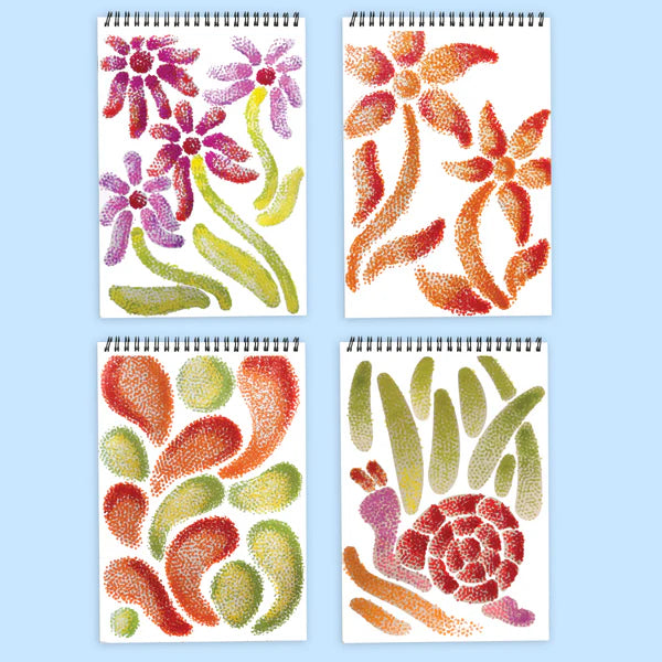 Lifelines™ FlowArt: Pogo-Dot Nature Coloring Pad