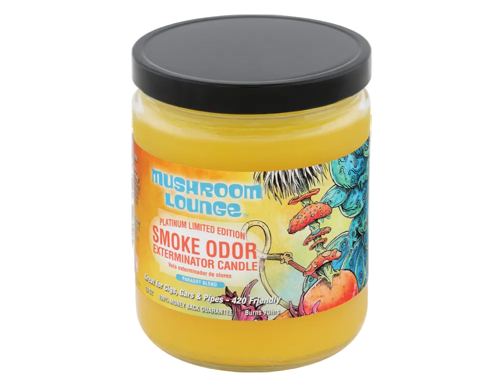 Sean Dietrich Mushroom Lounge Smoke Odor Candle - Platinum Limited Edition SALE