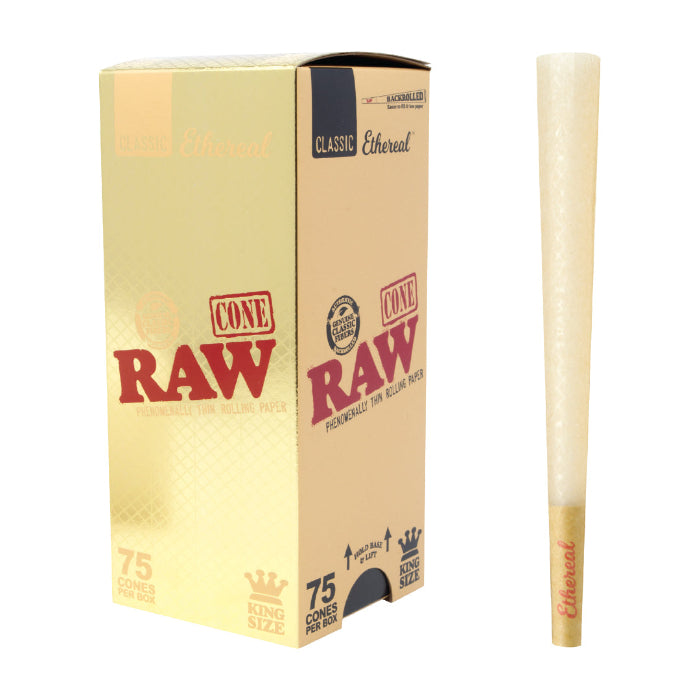 Raw Ethereal King Sized Cones - 75 pack - Limited Edition