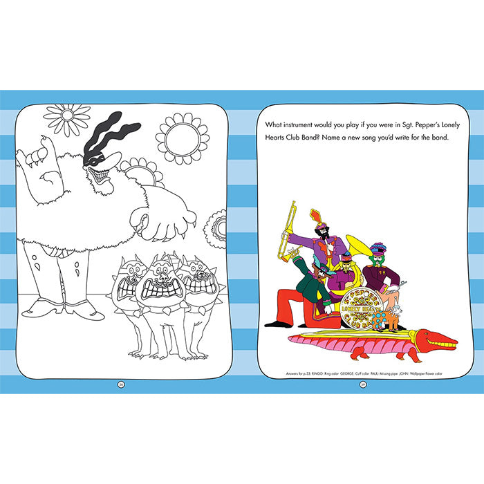 The Beatles Yellow Submarine: A Creative Experience Coloring and Activity Book