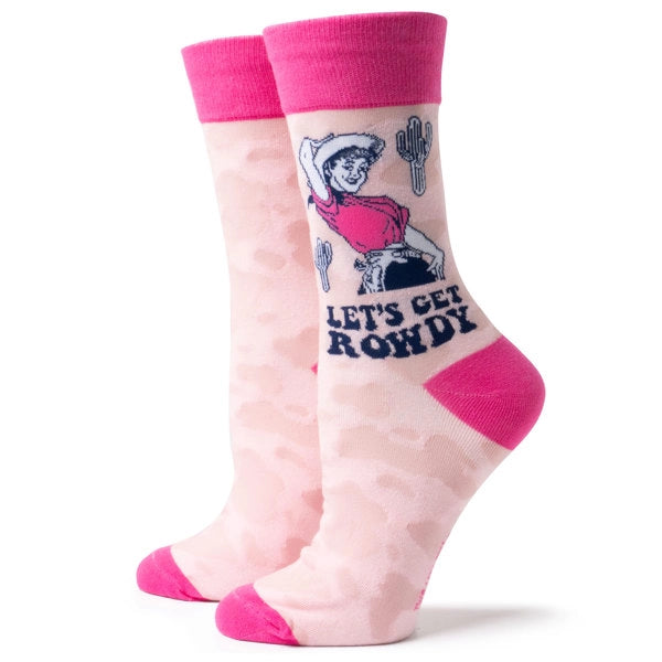 Two Left Feet Let's Get Rowdy Socks